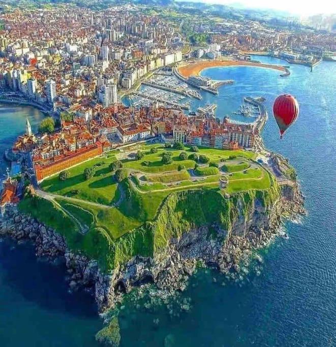 Apartamento Gijon Arena, Con Aparcamiento מראה חיצוני תמונה